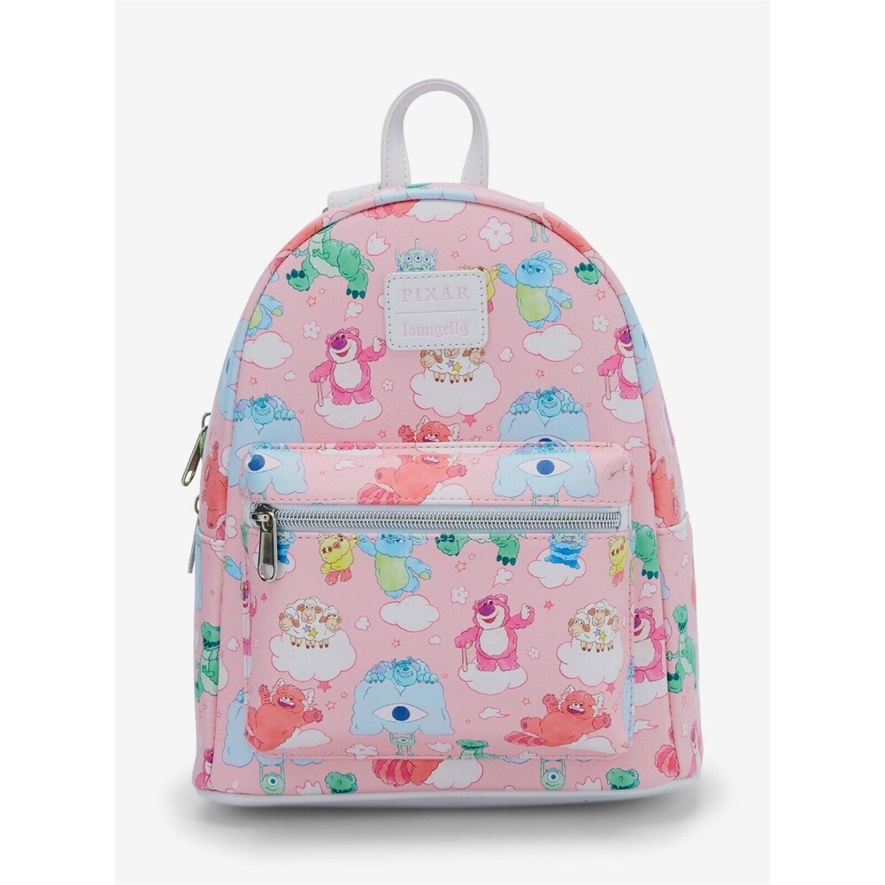 Loungefly Disney Pixar Characters On Clouds Mini Backpack Toy Story Monsters Inc